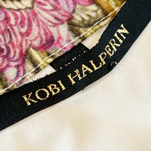 Kobi Halperin Denise Floral Belted Midi-Dress Size L - Picture 6 of 9